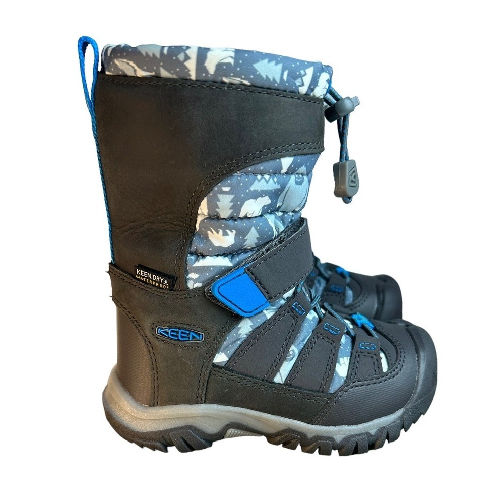 Keen Winterport Winter Boots Neo DT Waterproof Grey Brilliant Blue NEW 8 Toddler